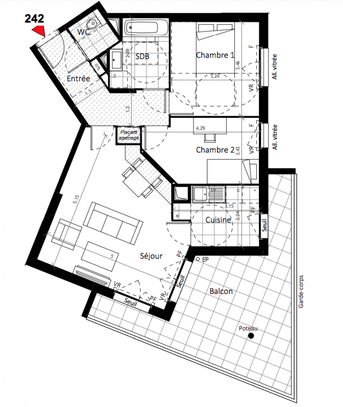 Plan du lot