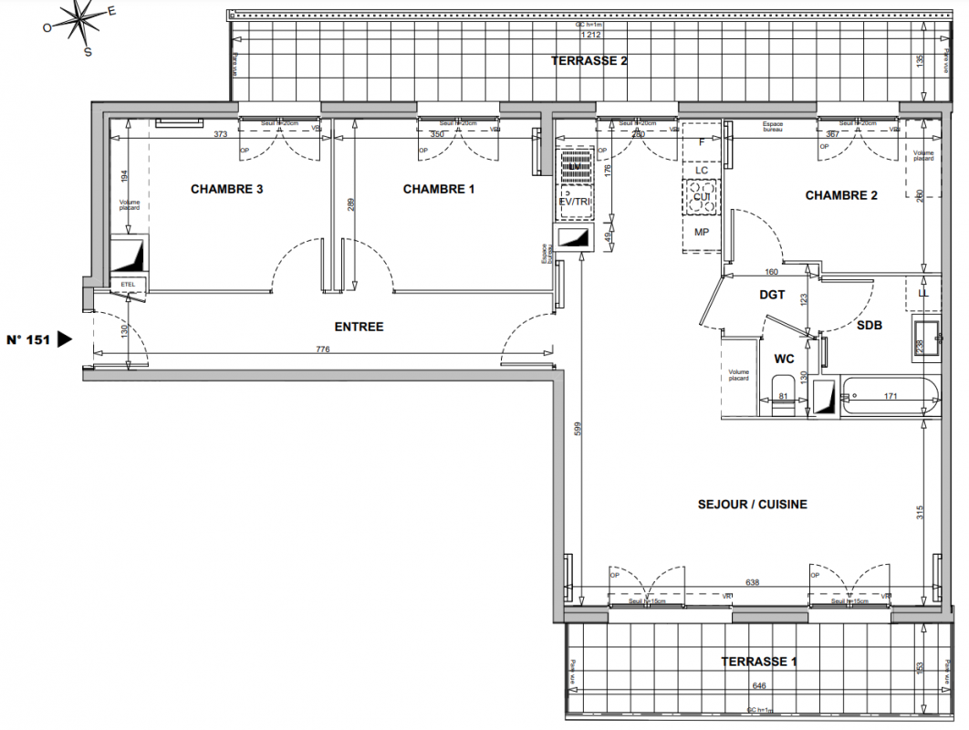 Plan du lot