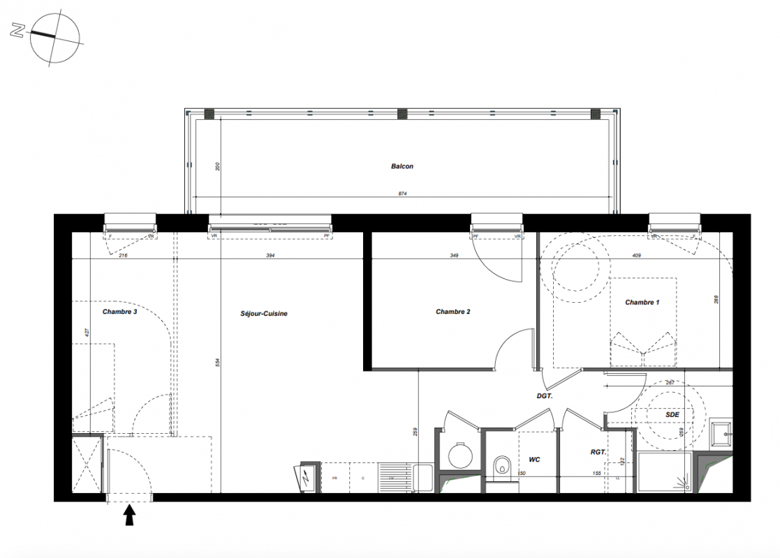 Plan du lot