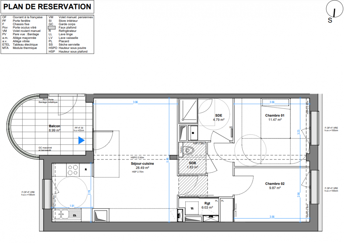 Plan du lot