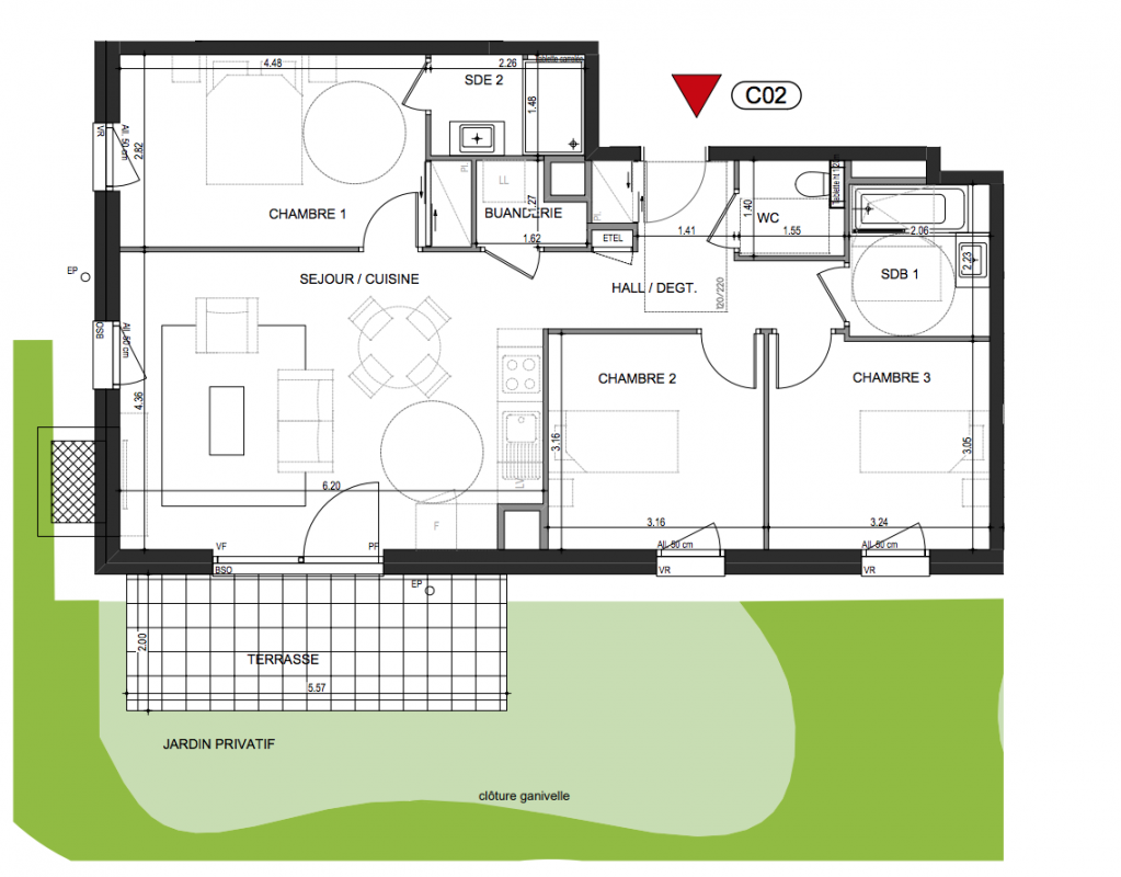 Plan du lot