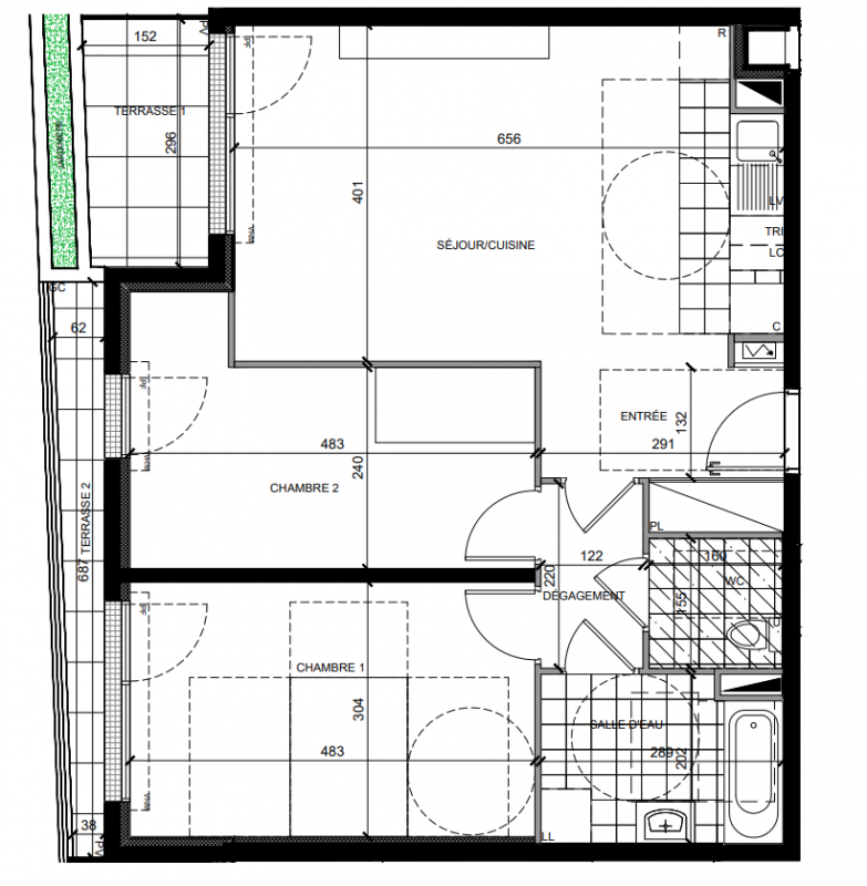 Plan du lot