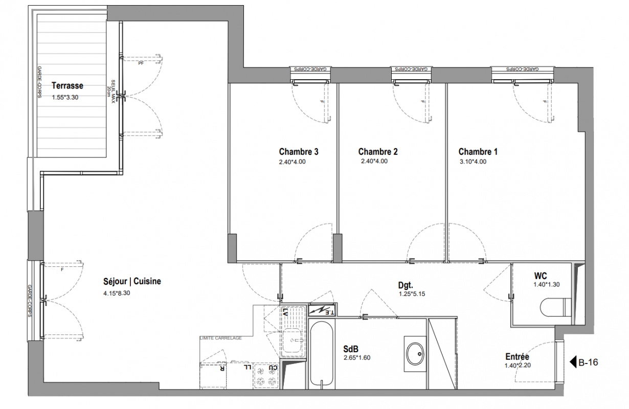 Plan du lot