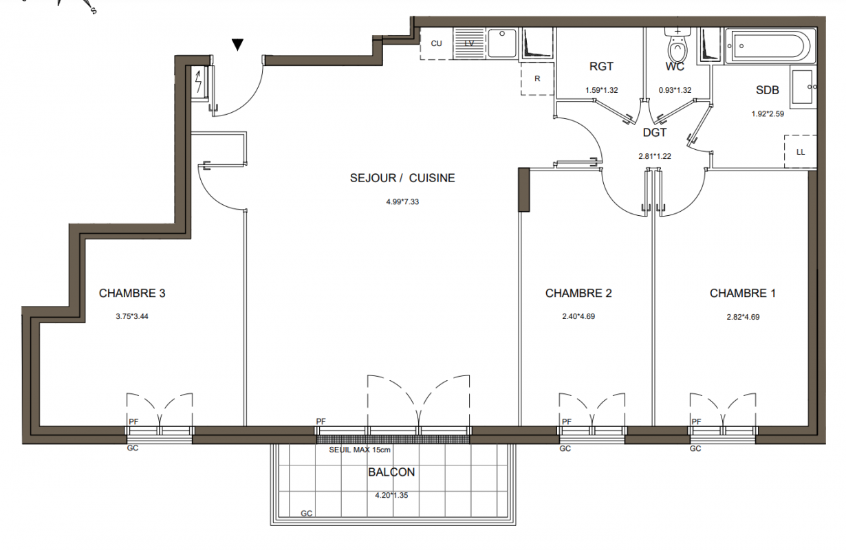 Plan du lot