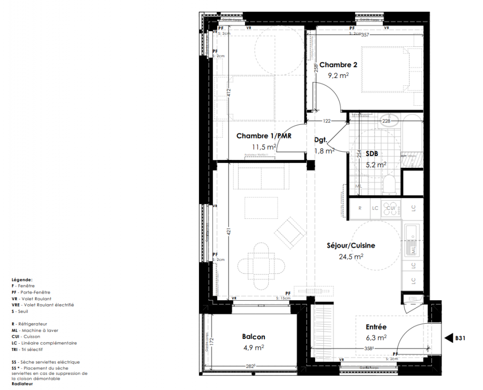 Plan du lot