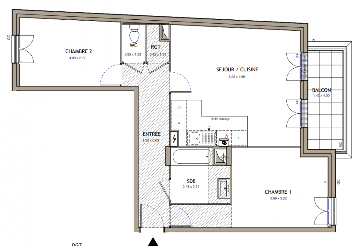 Plan du lot