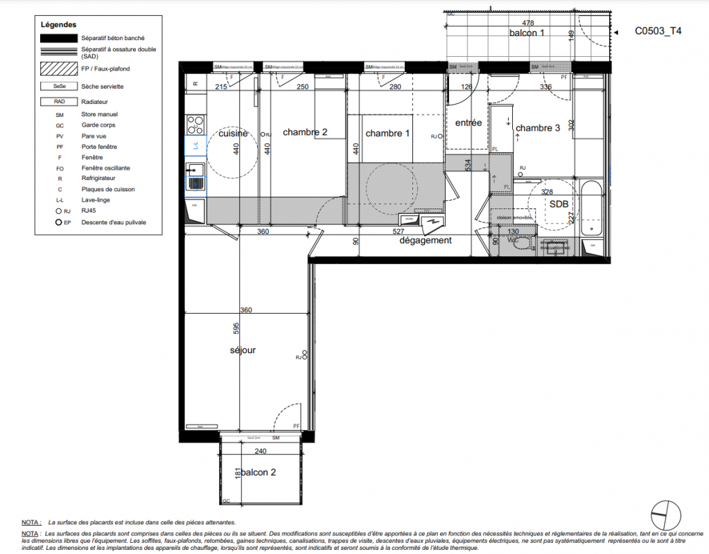 Plan du lot