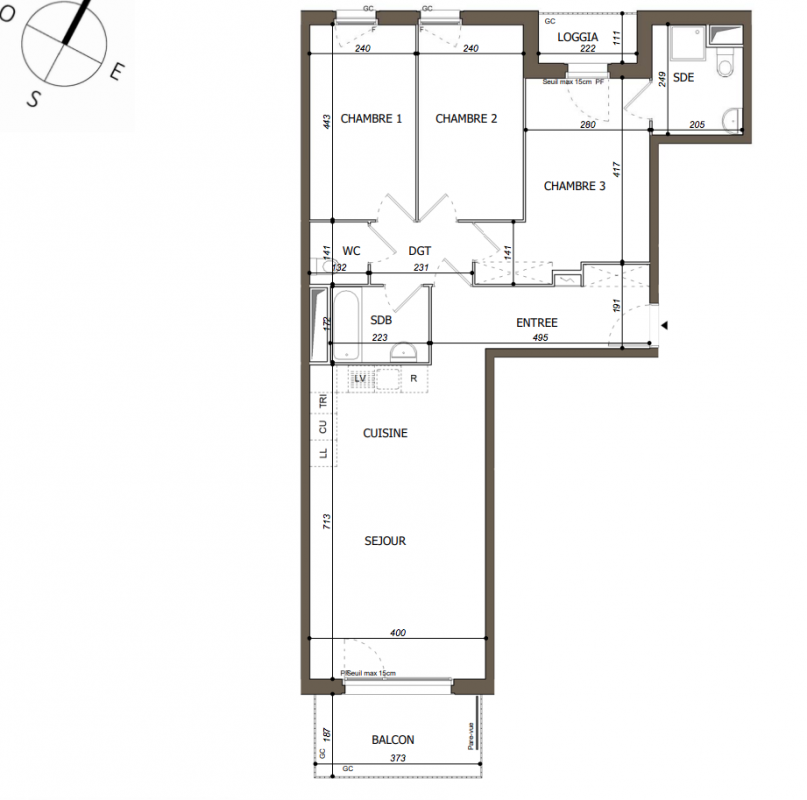 Plan du lot