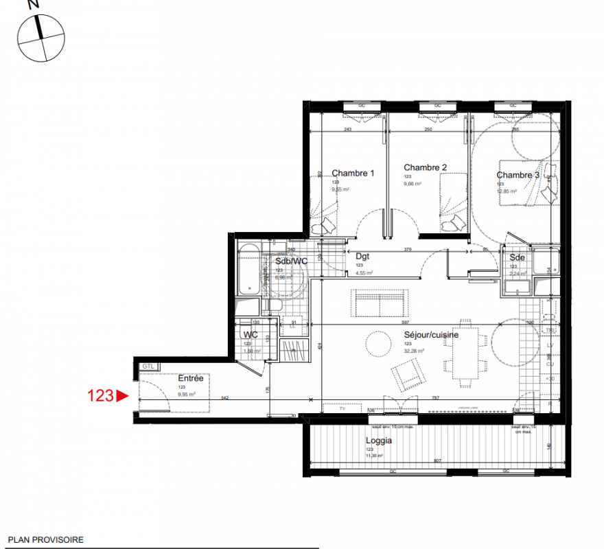 Plan du lot