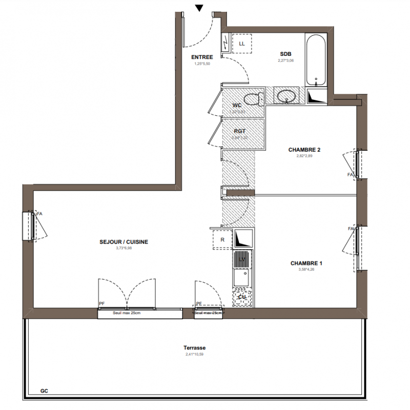 Plan du lot