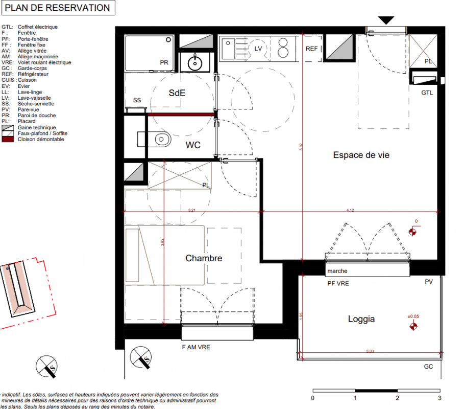 Plan du lot