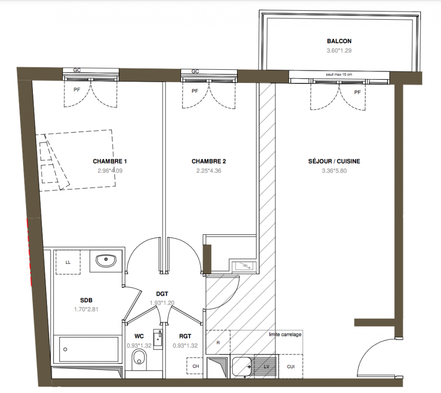 Plan du lot