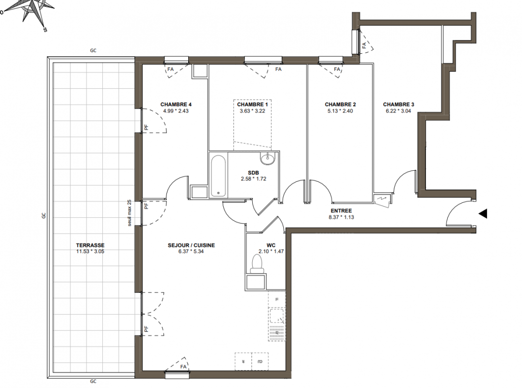 Plan du lot