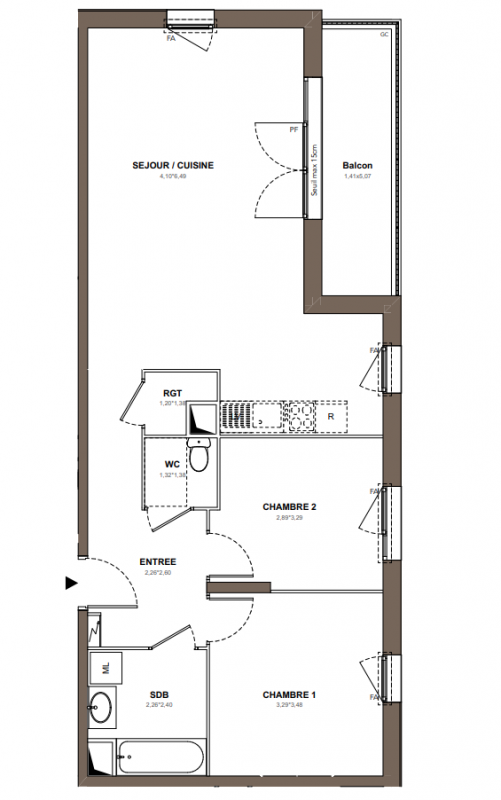 Plan du lot