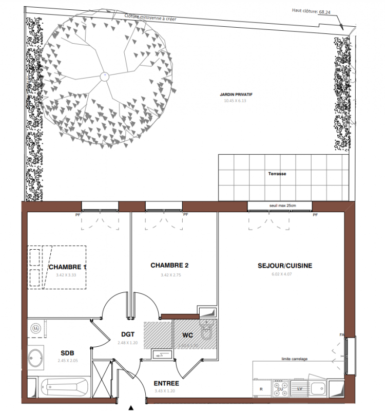 Plan du lot