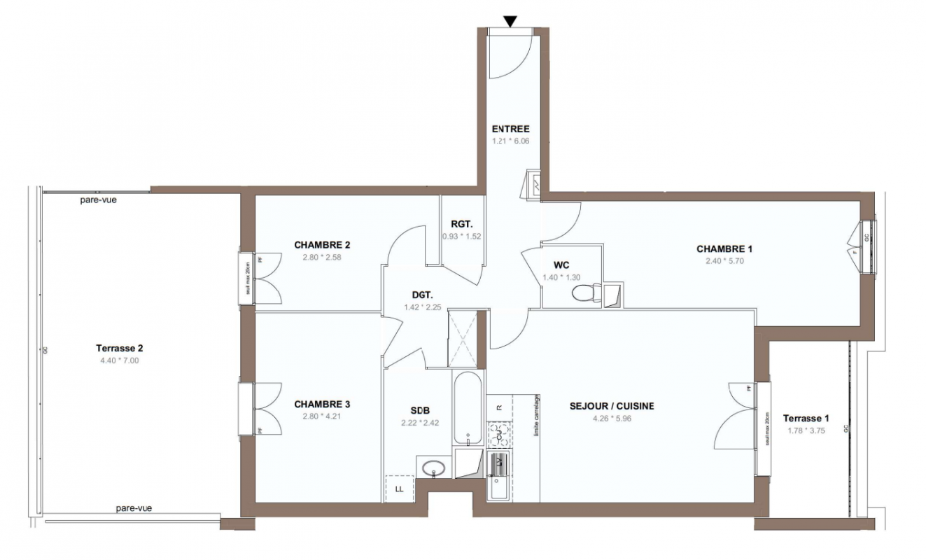 Plan du lot