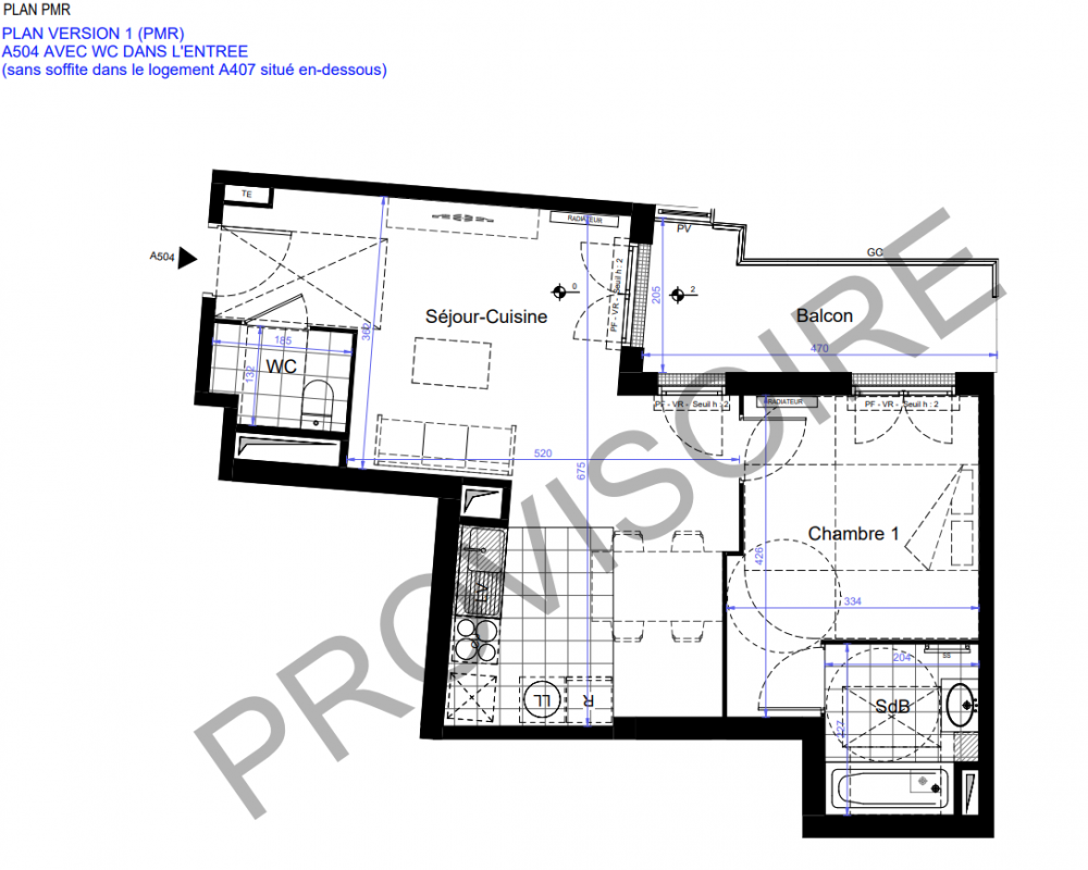 Plan du lot