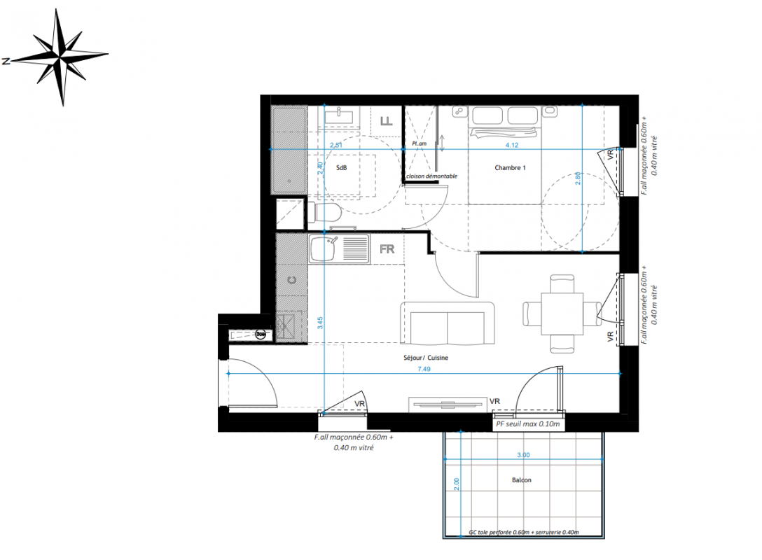 Plan du lot