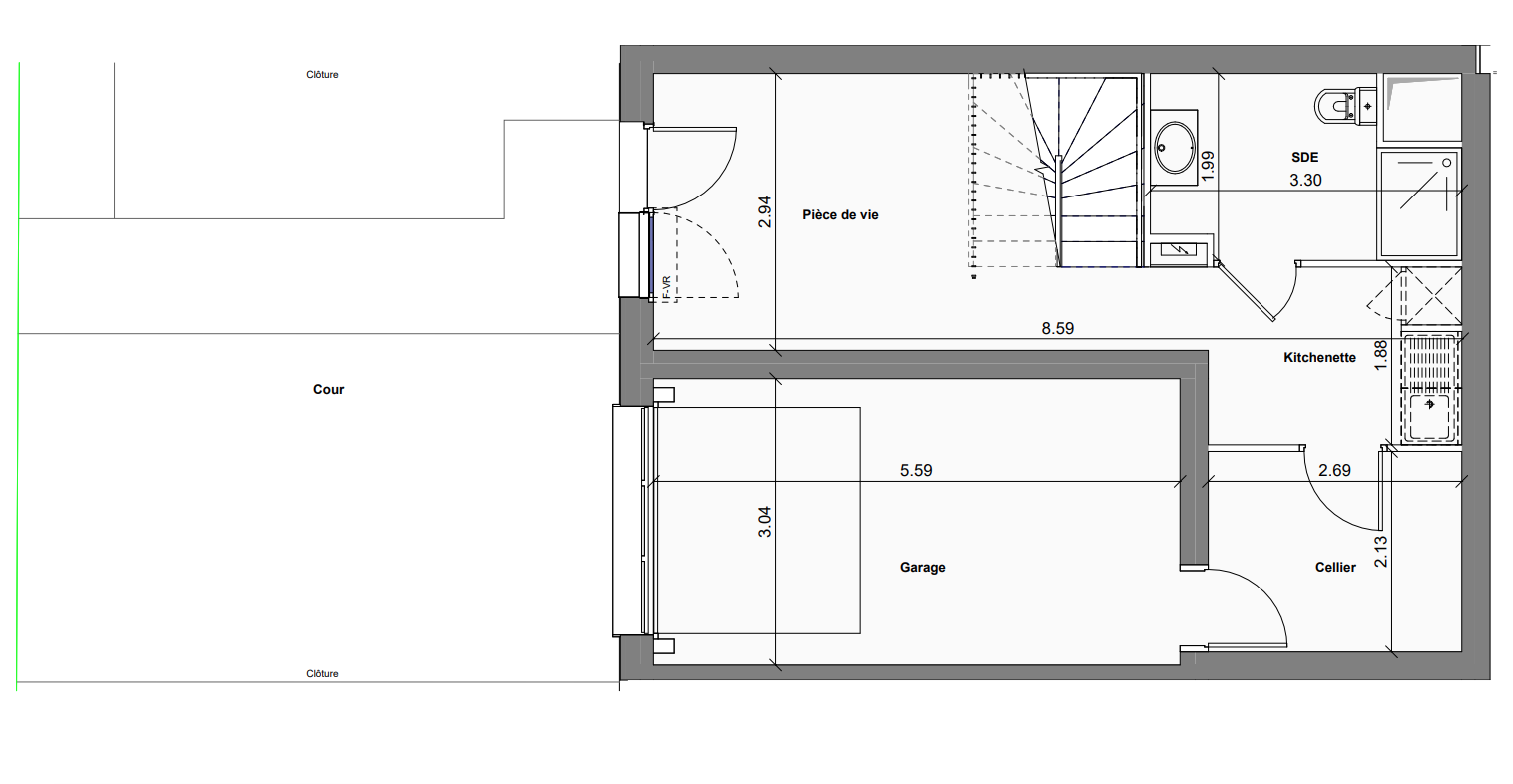 Plan du lot