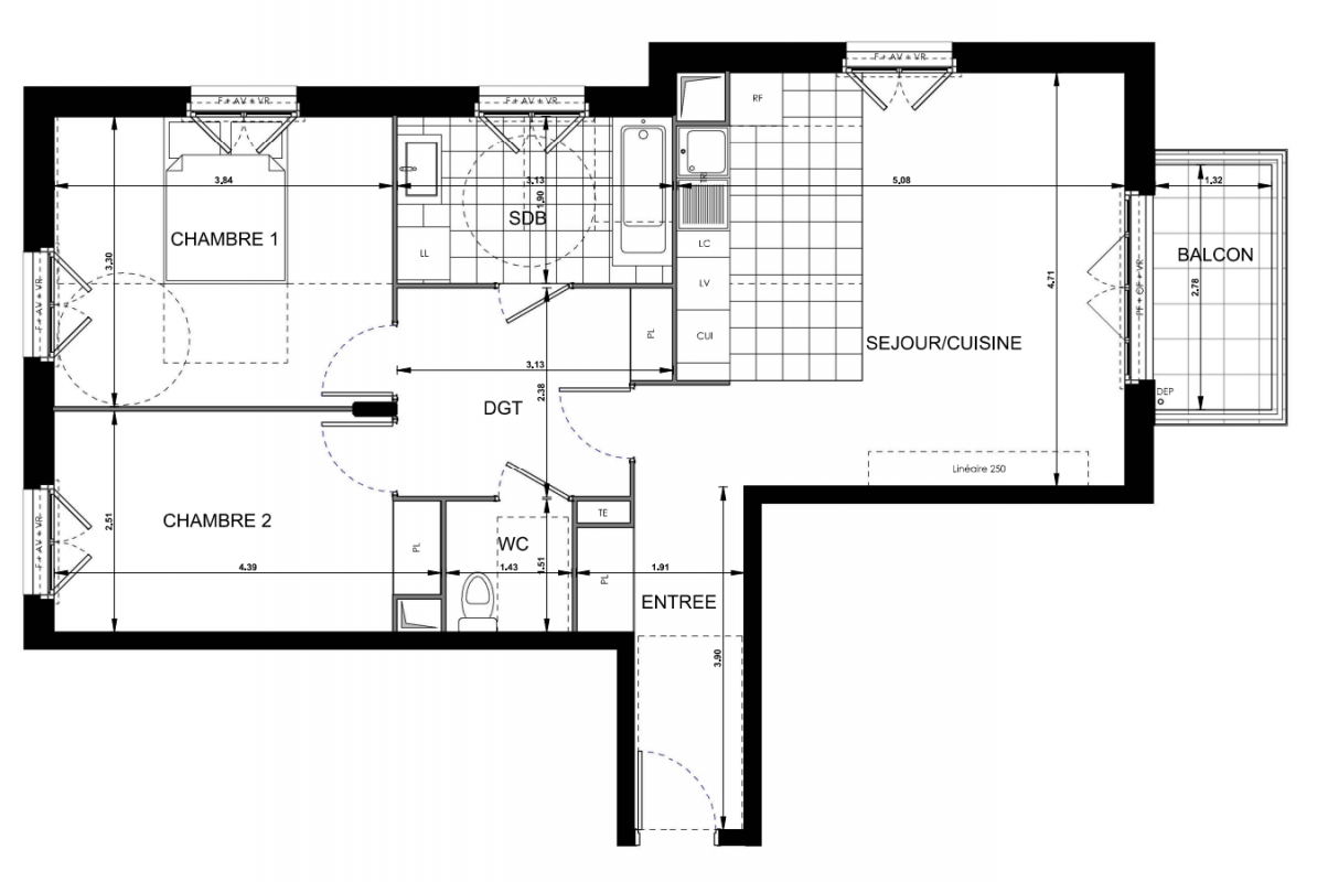 Plan du lot