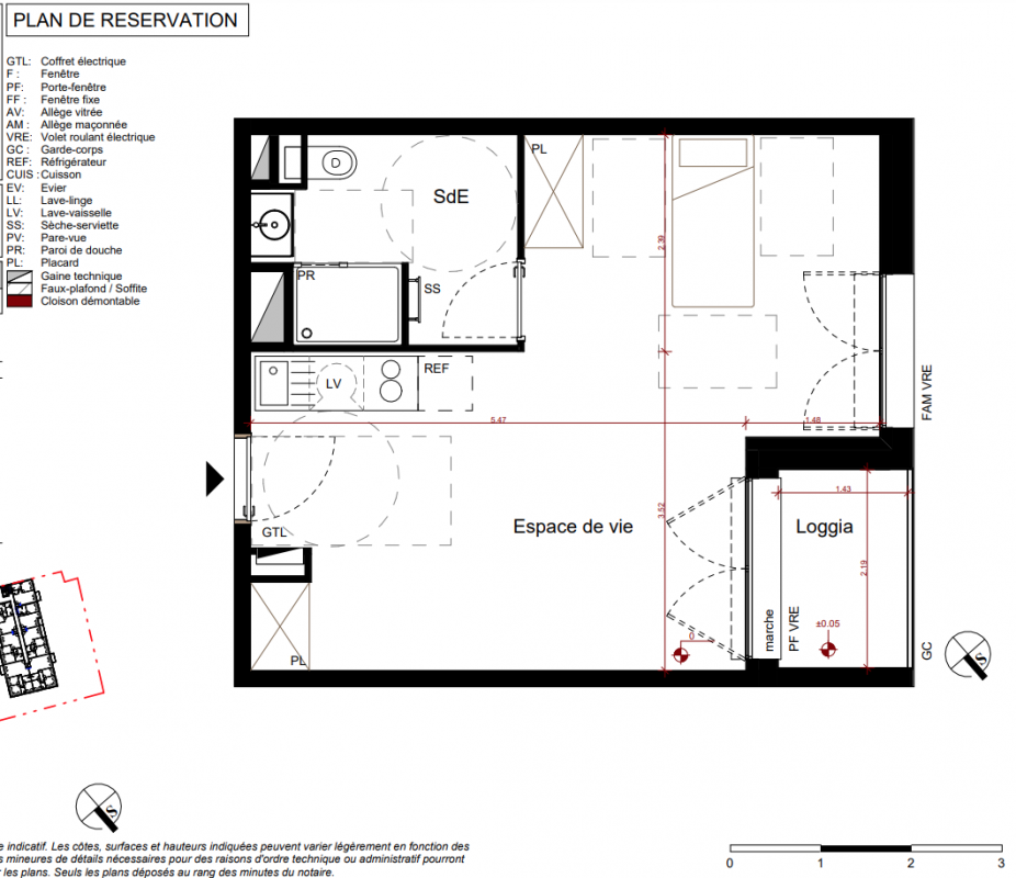 Plan du lot