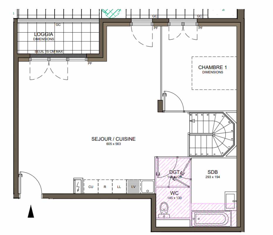 Plan du lot