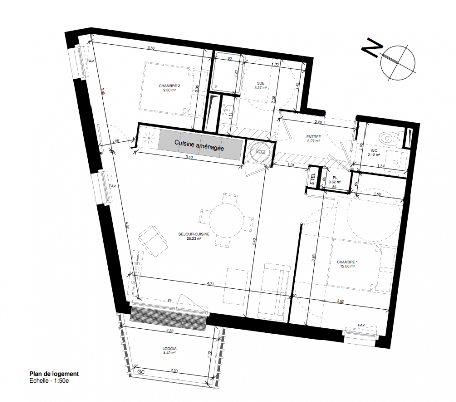 Plan du lot