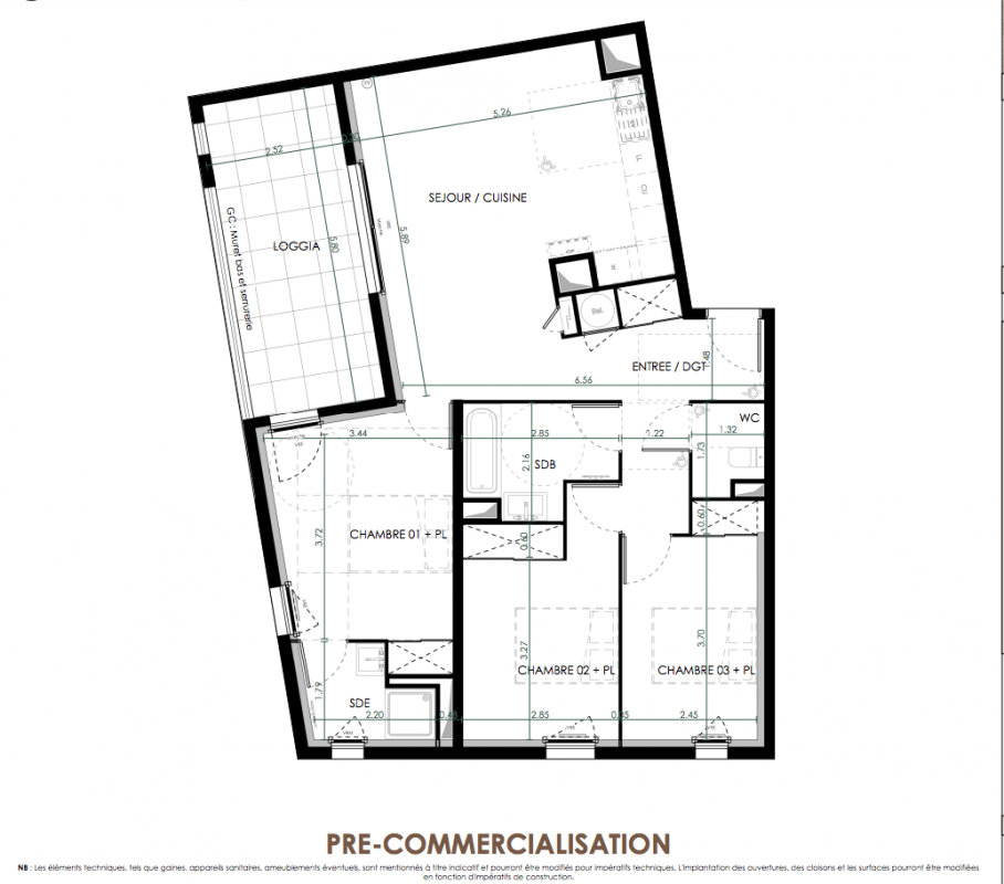 Plan du lot