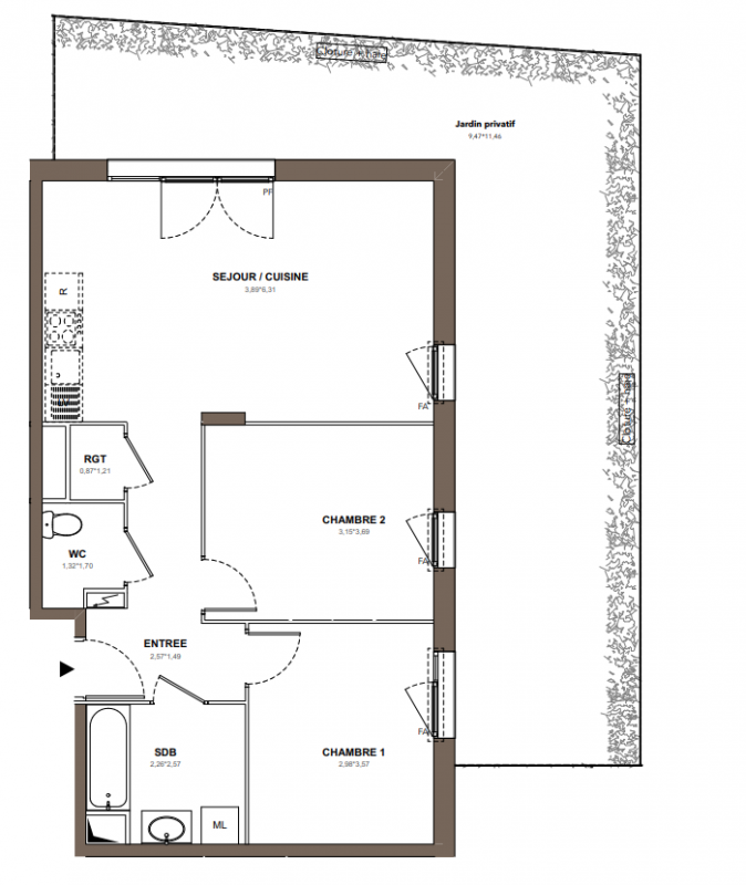 Plan du lot