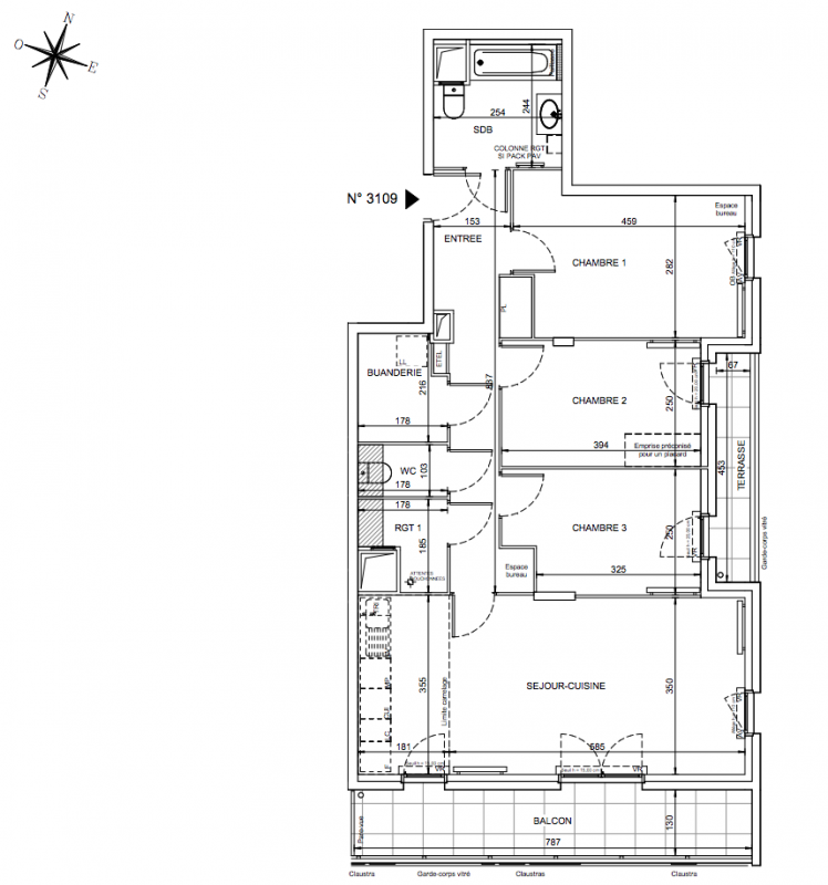 Plan du lot