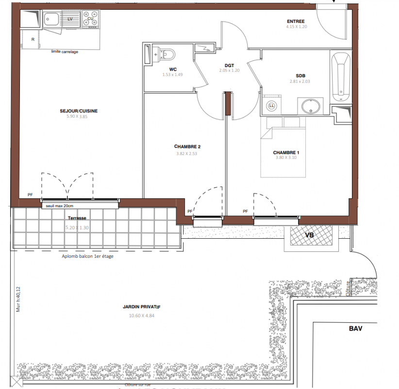 Plan du lot