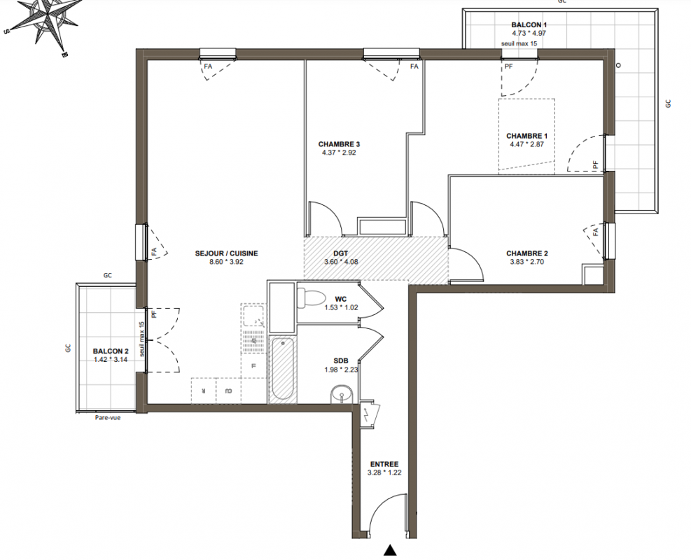 Plan du lot