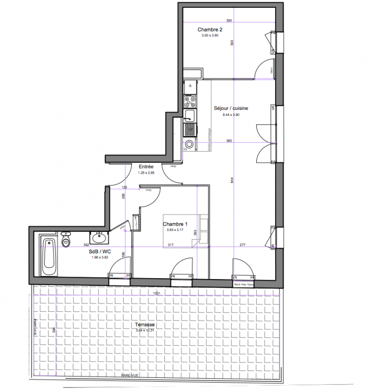 Plan du lot