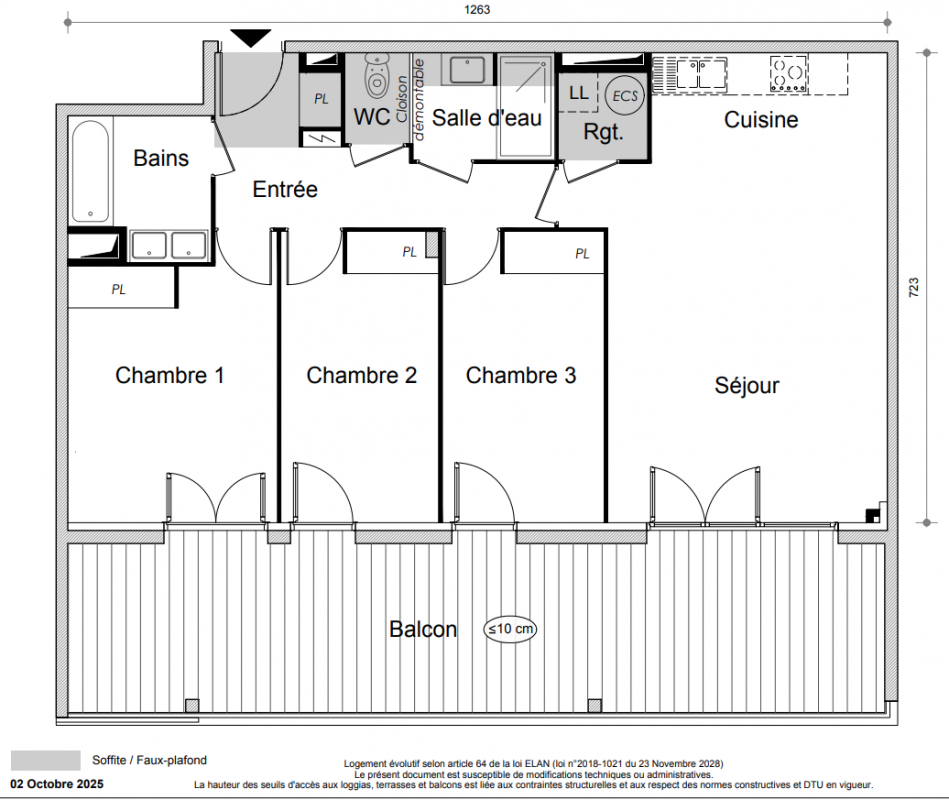 Plan du lot