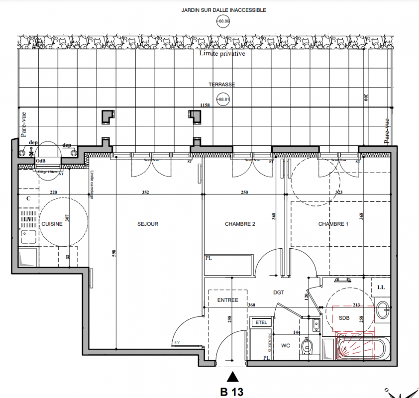 Plan du lot
