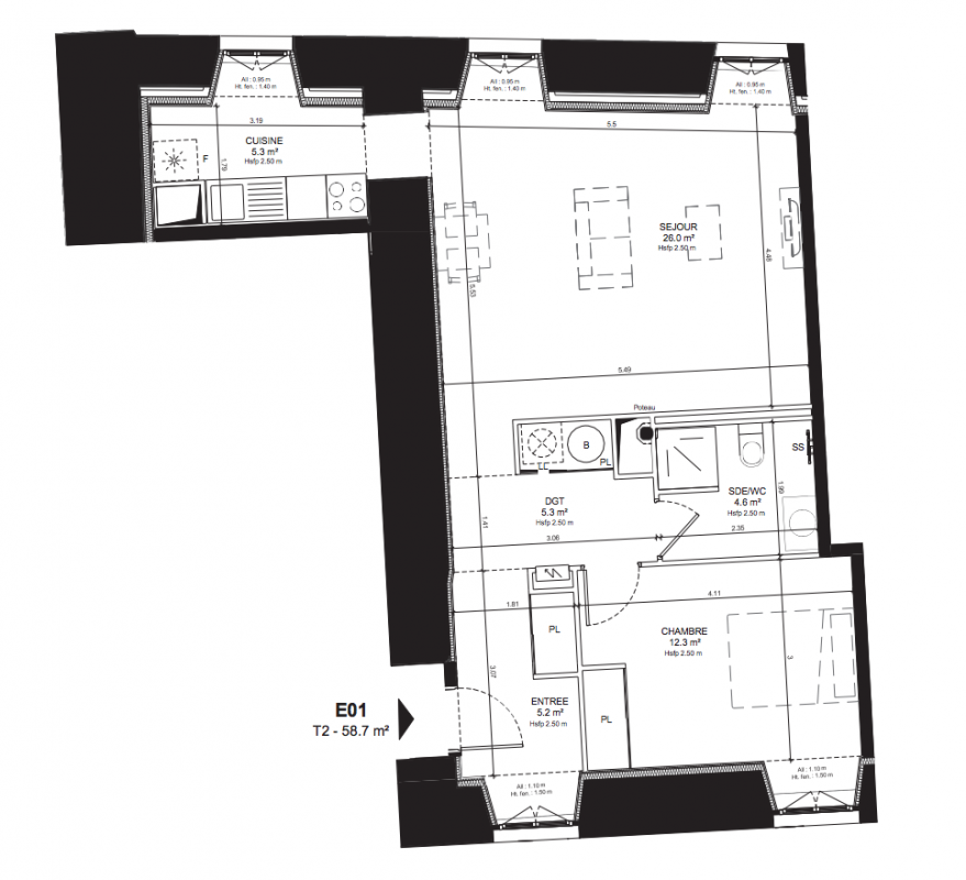 Plan du lot