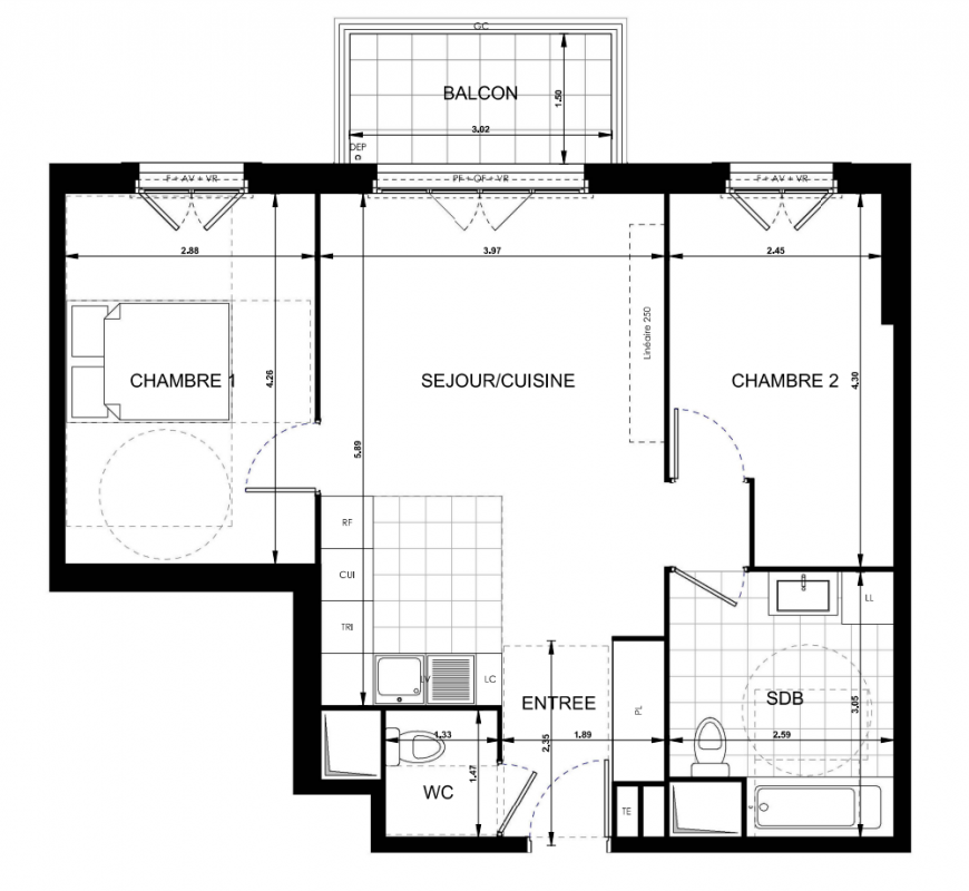 Plan du lot