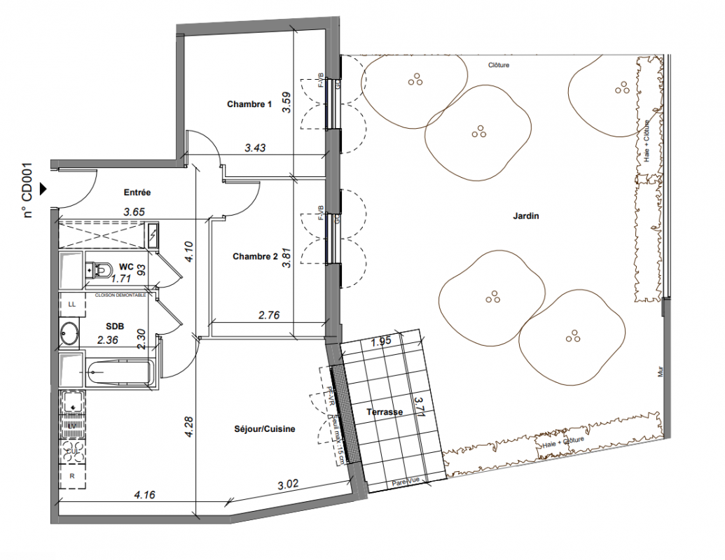 Plan du lot