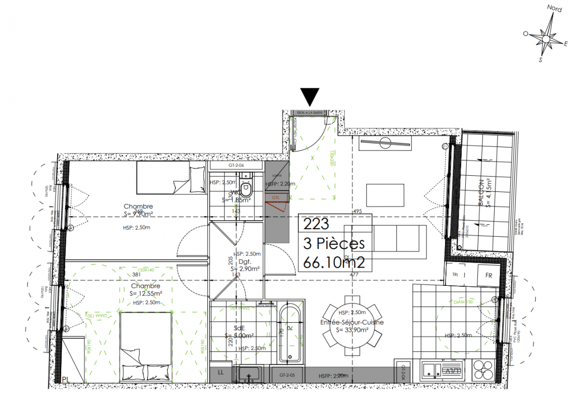 Plan du lot