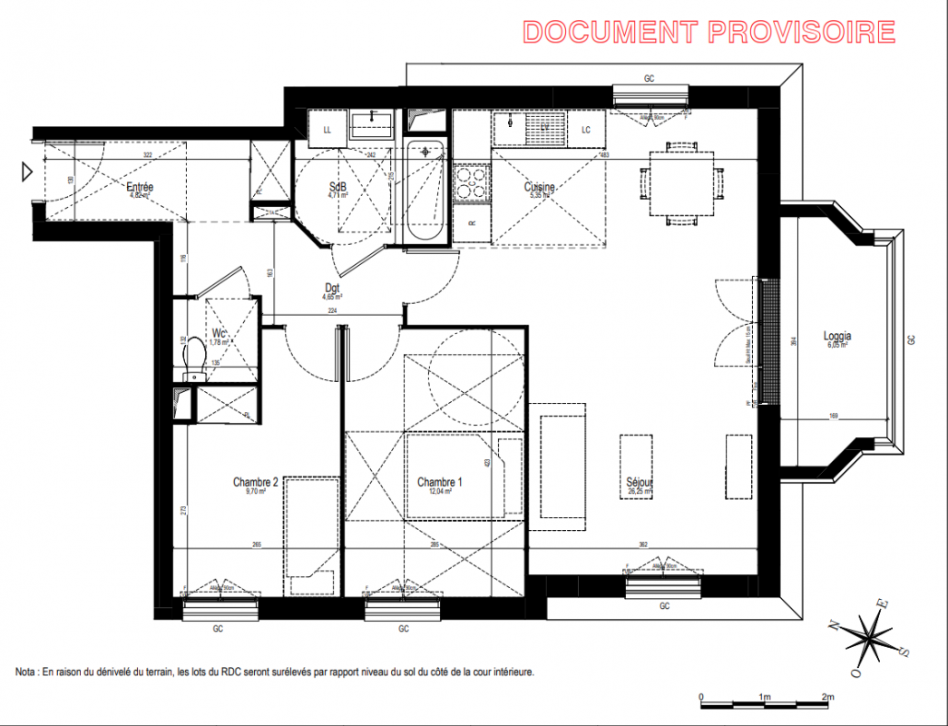 Plan du lot