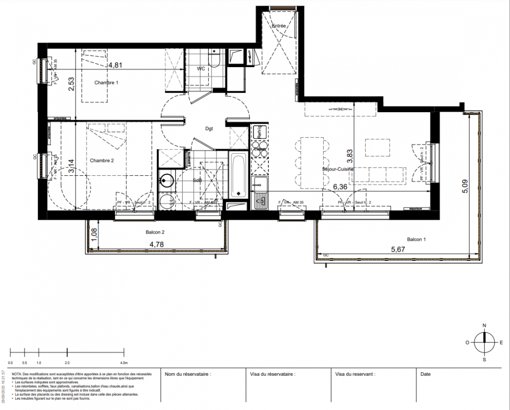 Plan du lot