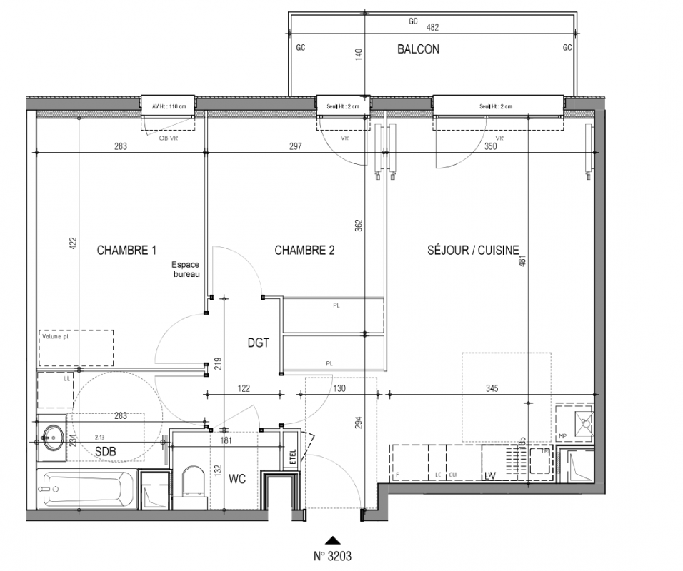 Plan du lot