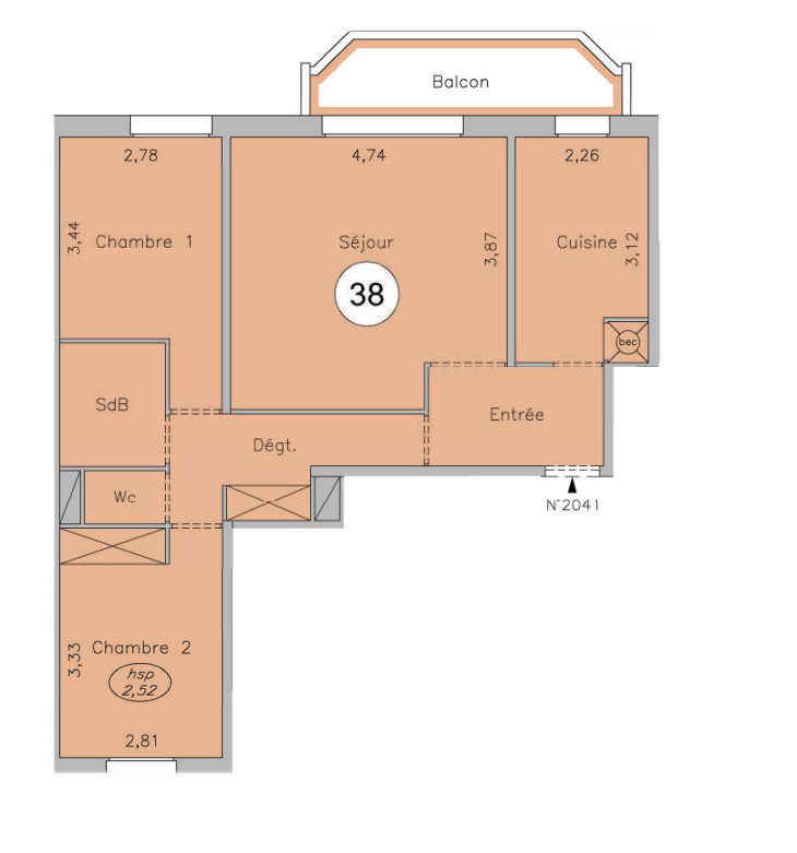 Plan du lot