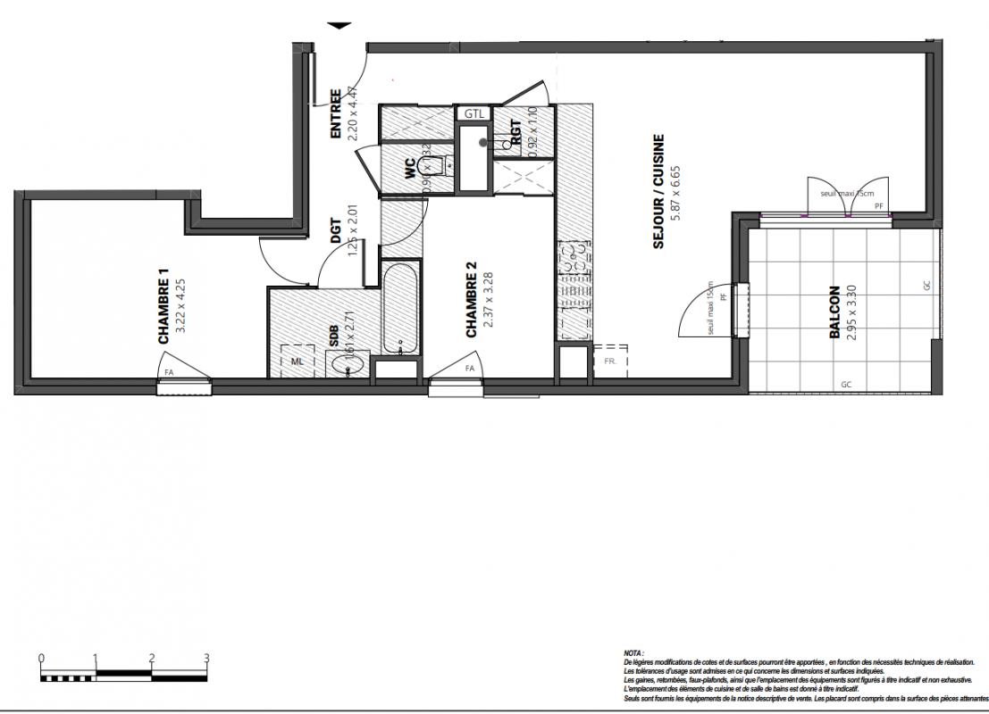 Plan du lot