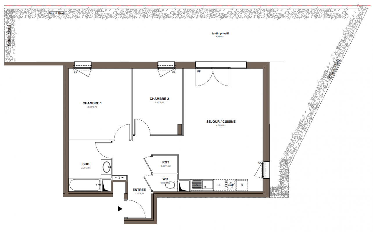 Plan du lot
