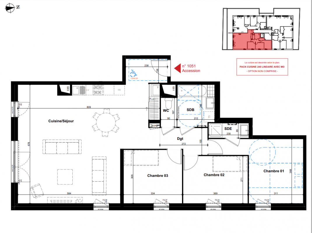 Plan du lot