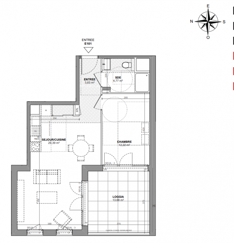Plan du lot
