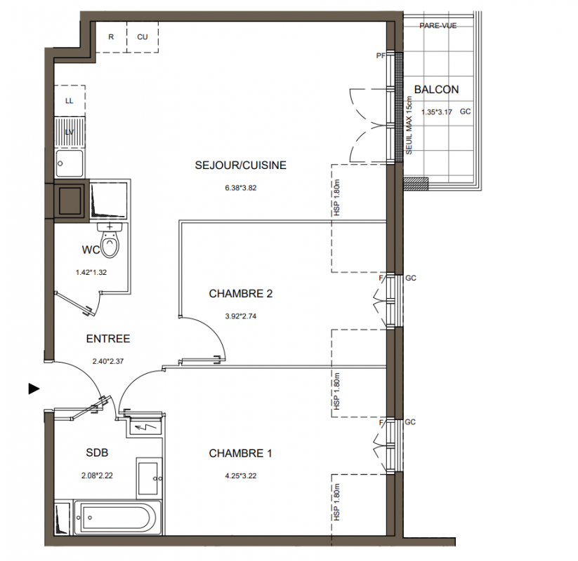 Plan du lot