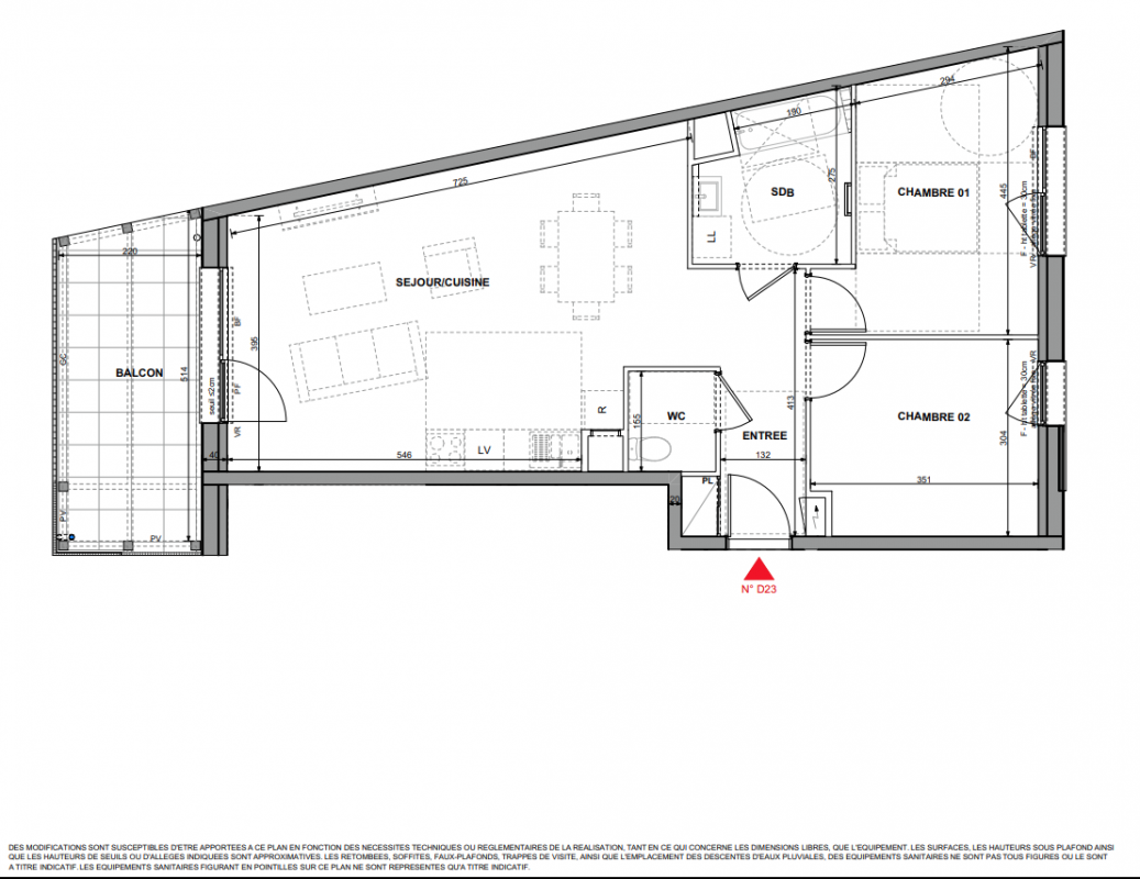 Plan du lot