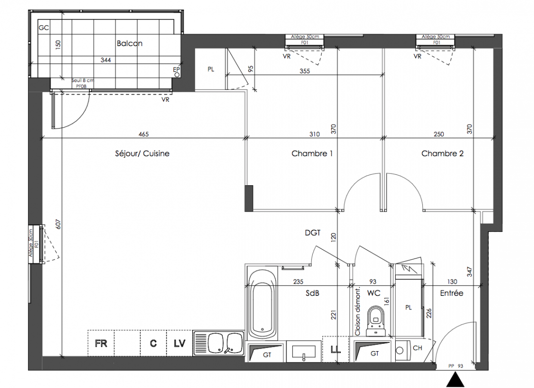 Plan du lot